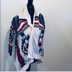 Hippie Rose printed cardigan